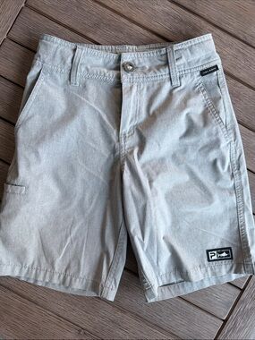 Pelagic Boy’s Light Gray Performance Shorts size youth 23